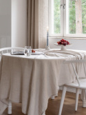 Tovaglia \'Julie\' 145x280 - Lino/Bianco