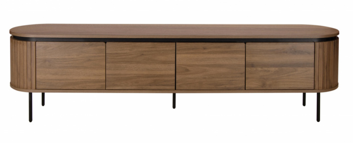 Mobile TV \'Kärra\' 200x40cm - Noce/Nero nel gruppo Mobili / Mensole & stoccaggio / Mobile TV presso Reforma (2373-walnut)