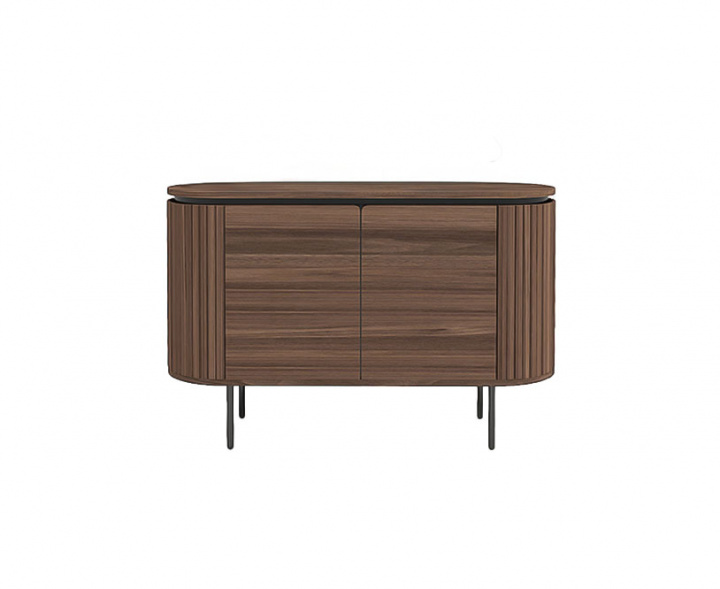 Sideboard \'Kärra\' - Noce/Nero nel gruppo CAMPAGNA / Mobili / Mensole & Stoccaggio presso Reforma (2374-walnut-svart)
