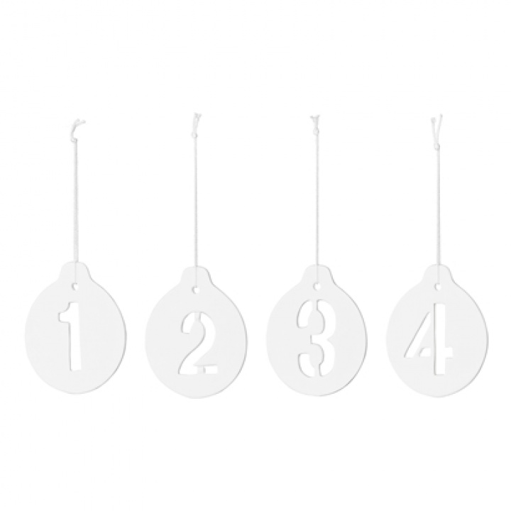 Decorazione natalizia \'Etichetta\' - Bianca nel gruppo Arredamento / Decorazione / Decorazioni natalizie presso Reforma (27100136)