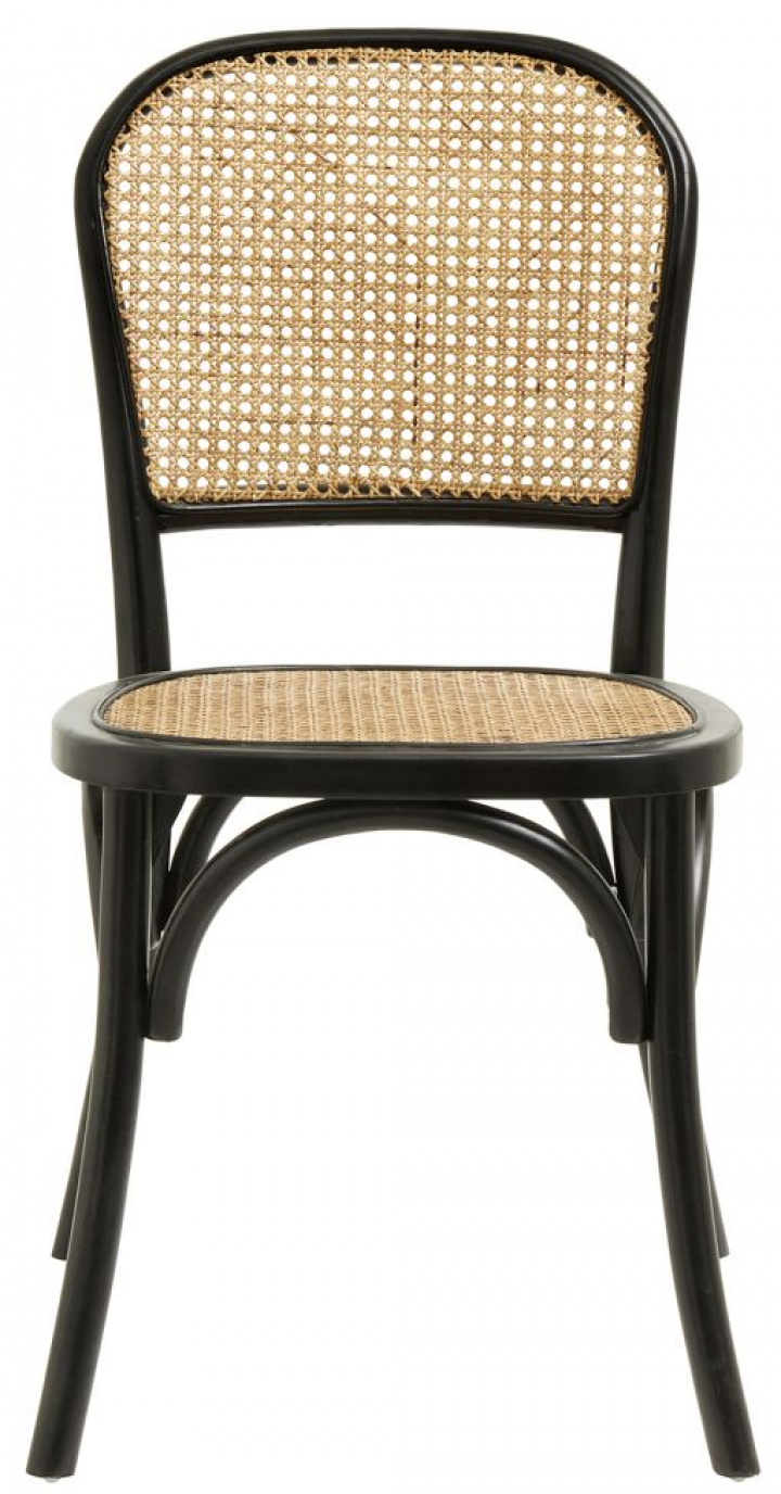 Sedia \'Wicky\' - Nero/Naturale nel gruppo Mobili / Mobili per sedersi / Sedie presso Reforma (27239)
