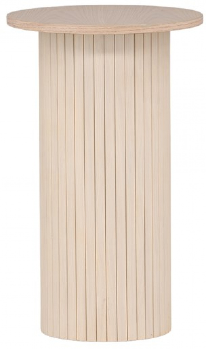 Tavolino \'Barkaby\' Rotondo 40cm - Beige nel gruppo Mobili / Tavoli / Tavolini presso Reforma (29993-101)