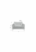 Poltrona \'Love seat\' - Marrone