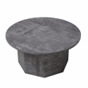 Tavolino da caffè \'Bilbao\' Rotondo 80cm - Grigio
