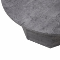 Tavolino da caffè \'Bilbao\' Rotondo 80cm - Grigio