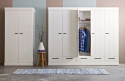 Armadio \'Connect\' cassetti - bianco