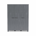 Armadio \'Dennis\' 3 porte - Grigio acciaio