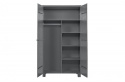 Armadio \'Dennis\' - Grigio acciaio