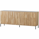 Sideboard \'New Gravure\' 200 cm - Rovere/Nero