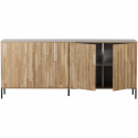 Sideboard \'New Gravure\' 200 cm - Rovere/Nero