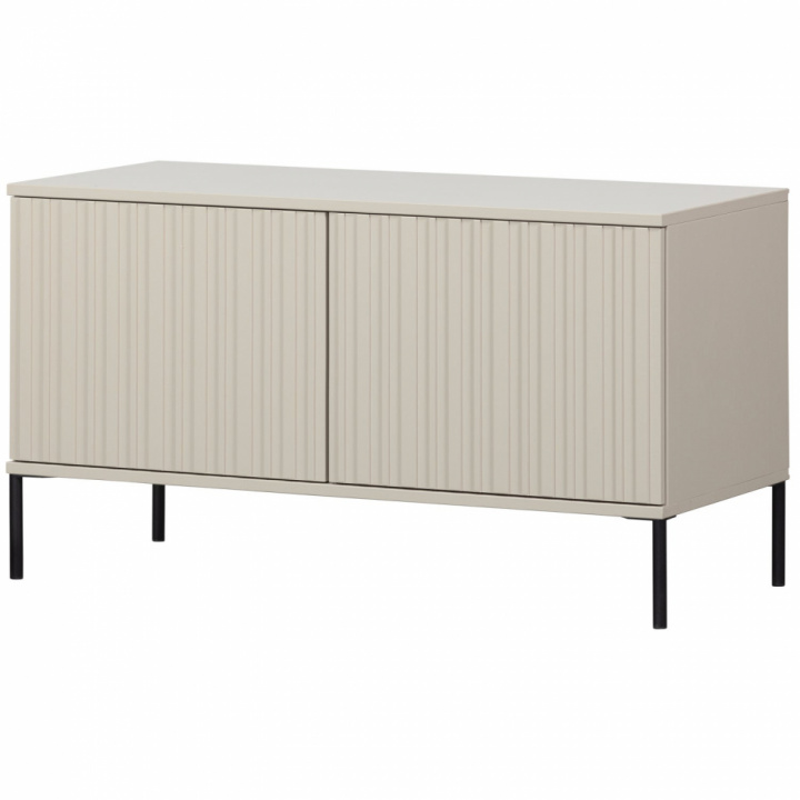 Mobile TV \'New Gravure\' 100 cm - Beige/Nero nel gruppo Mobili / Mensole & stoccaggio / Mobile TV presso Reforma (373472-D)