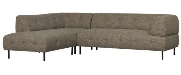 Divano angolare sinistro \'Lloyd\' - Marrone scuro nel gruppo Mobili / Divani / Divani con chaise longue presso Reforma (373680-DM)