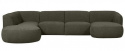Divano sinistro \'Polly\' - Verde