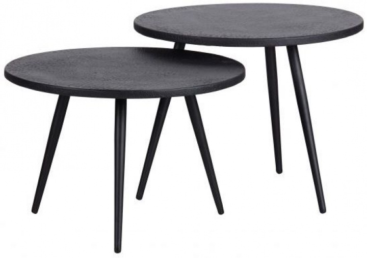 Tavolino \'Suze\' 2 pezzi - Nero nel gruppo Mobili / Tavoli / Tavolini presso Reforma (377225-Z)