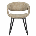 Sedia da pranzo \'Yossi\' - Beige/Nera