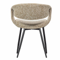 Sedia da pranzo \'Yossi\' - Beige/Nera