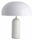Lampada da tavolo \'Atlas\' - Bianco/Marmo