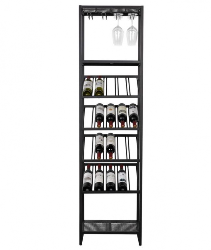 Mensola per vino \'Cantor\' S - Nero nel gruppo Mobili / Mensole & stoccaggio presso Reforma (4200017)