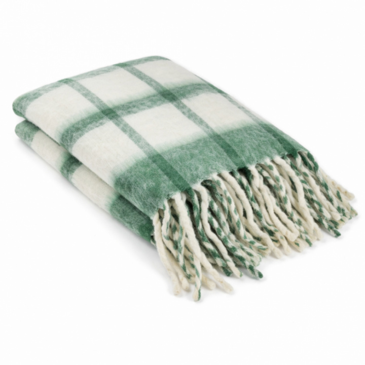 Plaid \'Rachel\' 130x170cm - Verde nel gruppo Arredamento / Tessuti / Plaid e coperte presso Reforma (4224615675019)