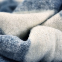 Coperta \'Phoebe\' 130x170cm - Blu