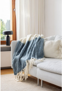 Plaid \'Carrie\' 130x170cm - Blu