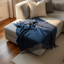 Plaid \'Samantha\' 130x170cm - Blu