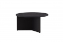 Tavolino \'Smögen\' Rotondo 65cm - Nero