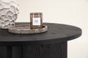 Tavolino \'Smögen\' Rotondo 65cm - Nero