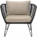 Poltrona \'Mundo\' - Nero/Beige