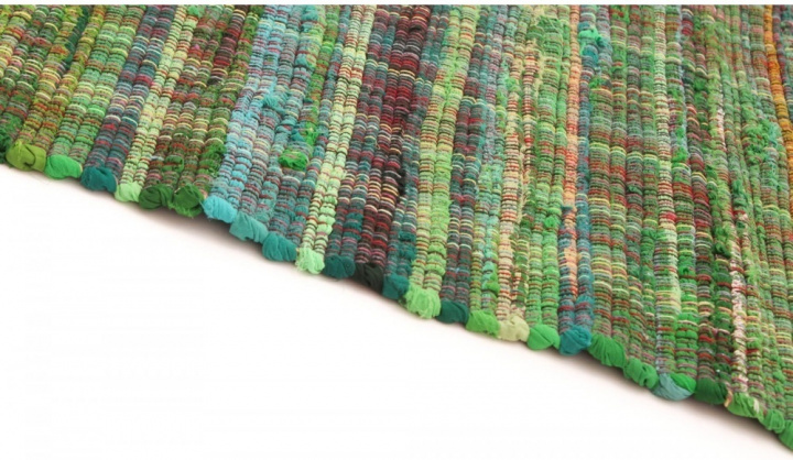 Tappeto di stracci \'Home\' - Verde nel gruppo Tappeti / Tappeti intrecciati presso Reforma (50562132282)