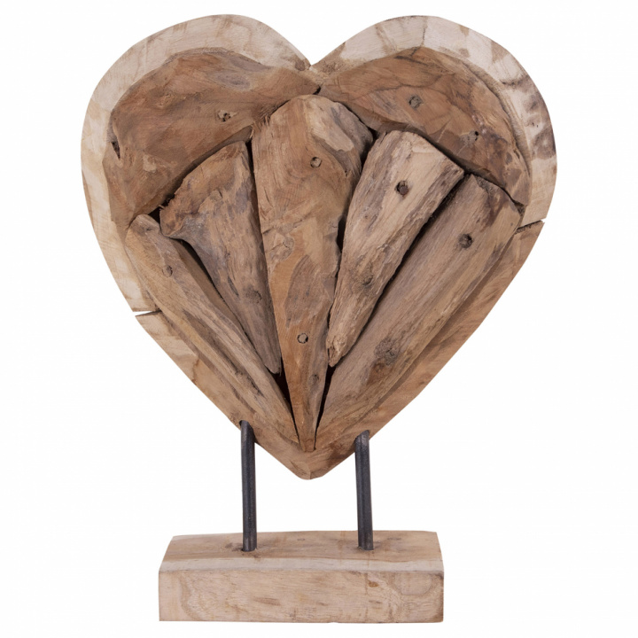 Scultura \'Almada Heart\' - Naturale nel gruppo Arredamento / Decorazione / Altra decorazione presso Reforma (5291500)