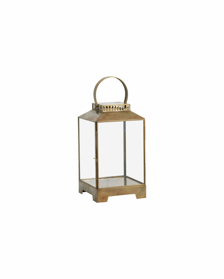 Lanterna \'Bitra\' S - Ottone/Vetro nel gruppo Arredamento / Decorazione / Candelabri & Portacandele presso Reforma (5915)