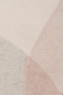 Tappeto in lana \'Dream\' 160x230cm - Naturale/Rosa