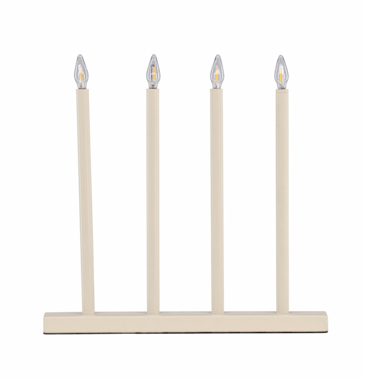 Candelabro dell\'Avvento \'Åre\' - Beige nel gruppo Illuminazione / Lampade / Illuminazione natalizia presso Reforma (61836-102)