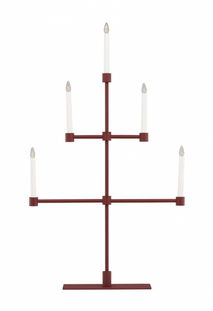 Candelabro dell\'Avvento \'Falsterbo\' - Rosso nel gruppo Illuminazione / Lampade / Illuminazione natalizia presso Reforma (61838-889)
