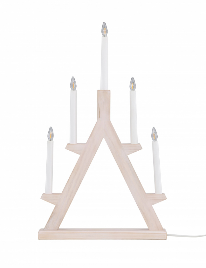 Candelabro dell\'Avvento \'Tallmo\' - Bianco nel gruppo Illuminazione / Lampade / Illuminazione natalizia presso Reforma (61839-130)