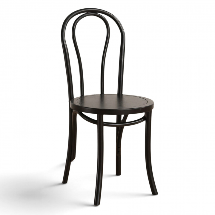 Sedia \'Bistro\' - Legno/Nero nel gruppo Mobili / Mobili per sedersi / Sedie presso Reforma (64015-black)