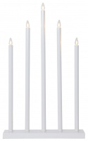 Candelabro dell\'Avvento \'Holy\' 5 Lampade - Bianco