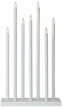 Candelabro d\'Avvento \'Holy\' 7 Lampade - Bianco