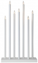 Candelabro d\'Avvento \'Holy\' 7 Lampade - Bianco