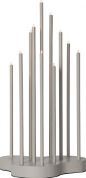 Candelabro d\'Avvento \'Buzz\' 43cm - Grigio
