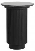 Tavolino \'Erie\' Rotondo 40cm - Marmo Nero