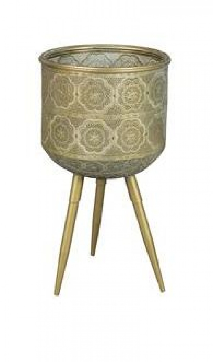 Vaso \'Botanique\' M - Ottone nel gruppo Arredamento / Decorazione / Vasi per piante presso Reforma (7900022)