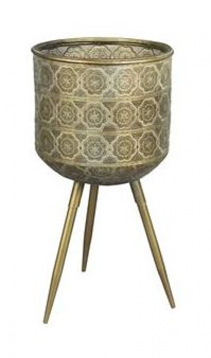 Vaso \'Botanique\' L - Ottone nel gruppo Arredamento / Decorazione / Vasi per piante presso Reforma (7900023)