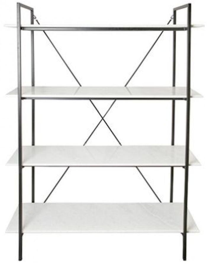 Mensola \'Milan\' - Nero/Bianco nel gruppo Mobili / Mensole & stoccaggio / Librerie presso Reforma (797-371-00)