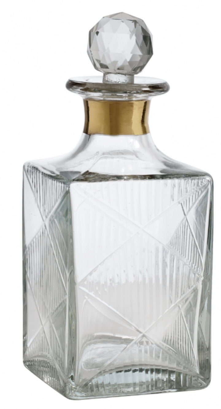 Caraffa di vetro \'Diamond\' - Oro/Diamante nel gruppo Arredamento / Impostazione & Servizio presso Reforma (8194)