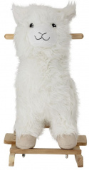 Cavallo a dondolo \'Rocking Lama\' - Bianco