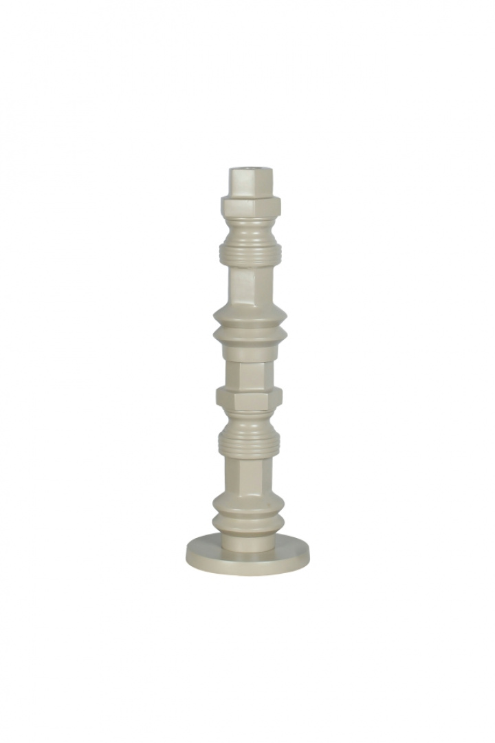 Portacandele \'Totem\' - Beige nel gruppo Arredamento / Decorazione / Candelabri & Portacandele presso Reforma (8300038)