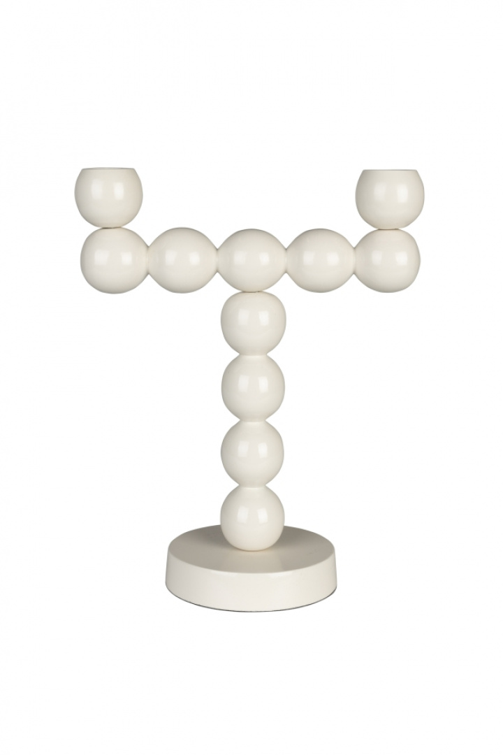 Portacandele \'Bubbles\' - Beige 2 nel gruppo Arredamento / Decorazione / Candelabri & Portacandele presso Reforma (8300058)