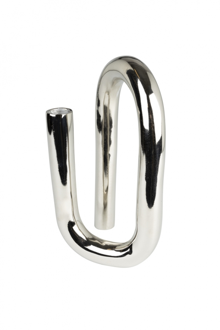 Portacandele \'Tubo\' - Argento L nel gruppo Arredamento / Decorazione / Candelabri & Portacandele presso Reforma (8300063)